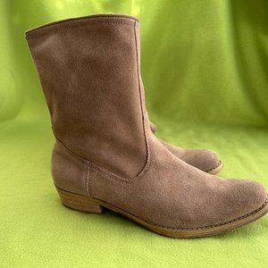 NINE WEST TAN Suede Boots, Size 9.5M